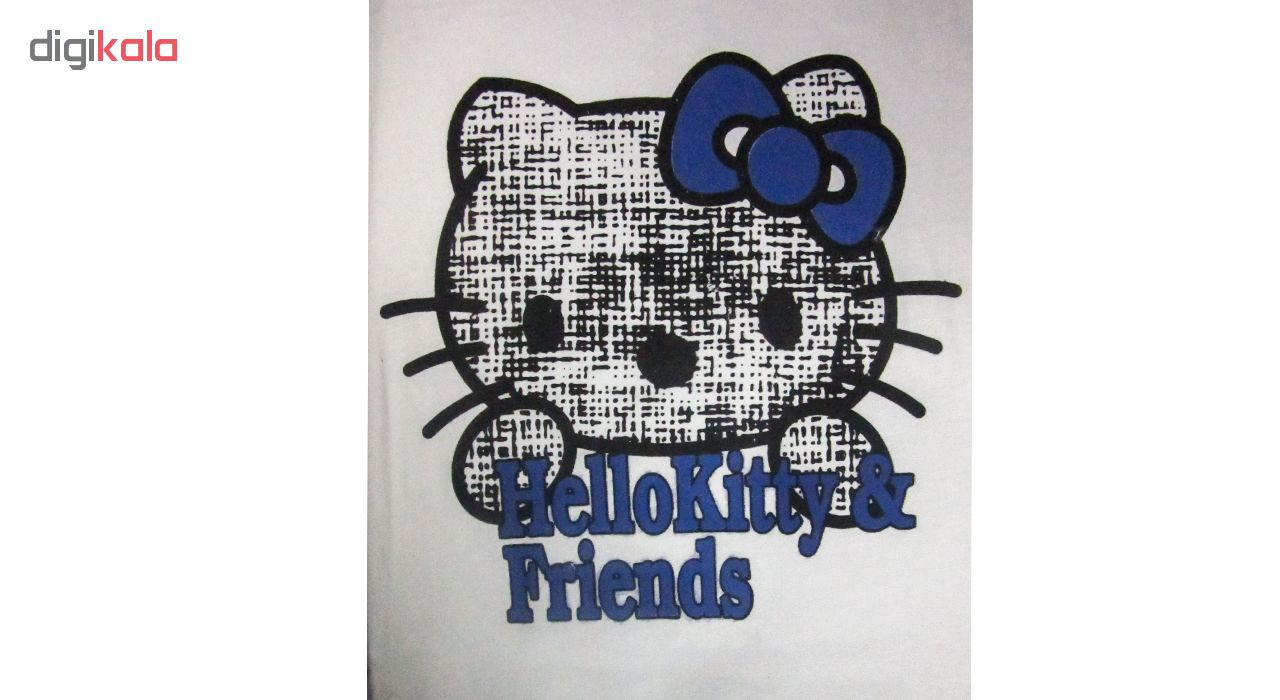 ست تی شرت و شلوارک زنانه مدل Hello Kitty-Red