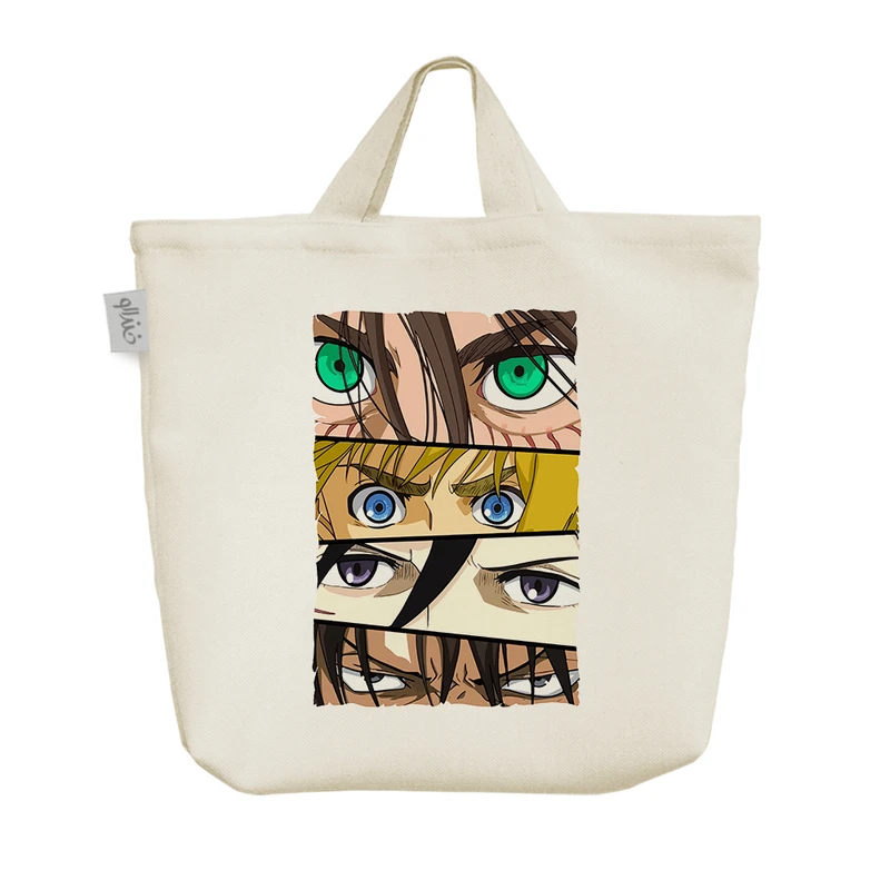 ساک خرید خندالو مدل انیمه اتک آن تایتان کد 7857