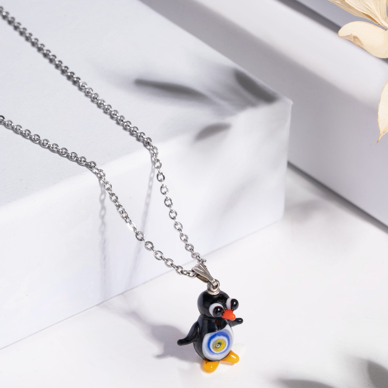 گردنبند دخترانه مدل پنگوئن کد ITALY گردنبند دخترانه مدل پنگوئن کد ITALY