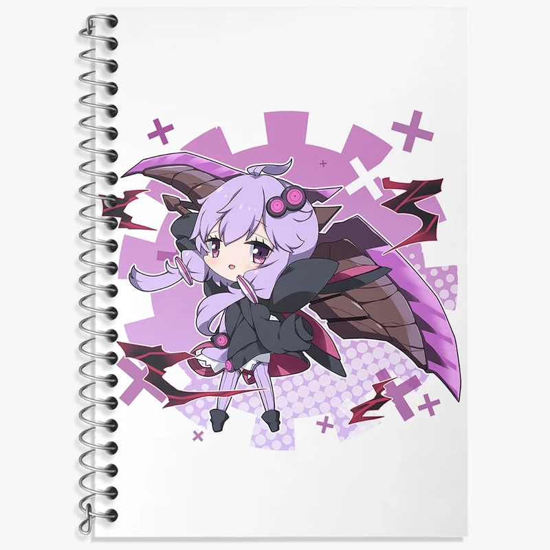 دفتر زبان 50 برگ خندالو مدل دو خط طرح بازی شکارچی هیولا (Monster Hunter) کد 33183