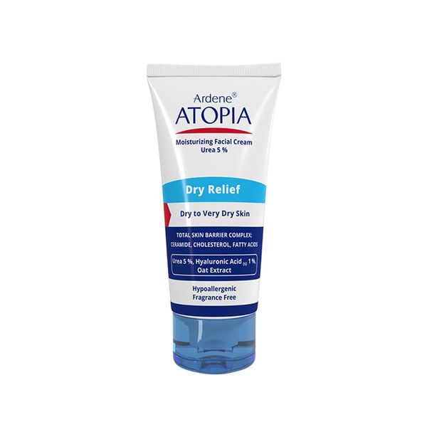 کرم مرطوب‌کننده صورت آردن آتوپیا مدل Dry Relief حجم 50 میلی‌لیتر