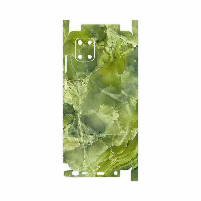 برچسب پوششی ماهوت مدل Green Crystal Marble-FullSkin مناسب برای گوشی موبایل سامسونگ Galaxy Note 10 Lite