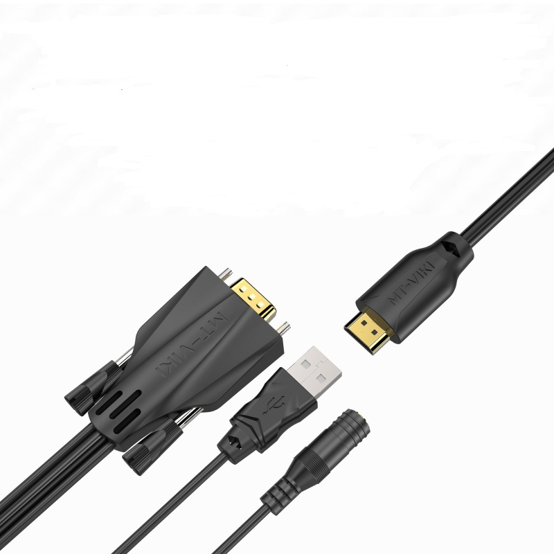 کابل HDMI به VGA ام تی وی کی مدل MT-HV1801 طول  1.8متر