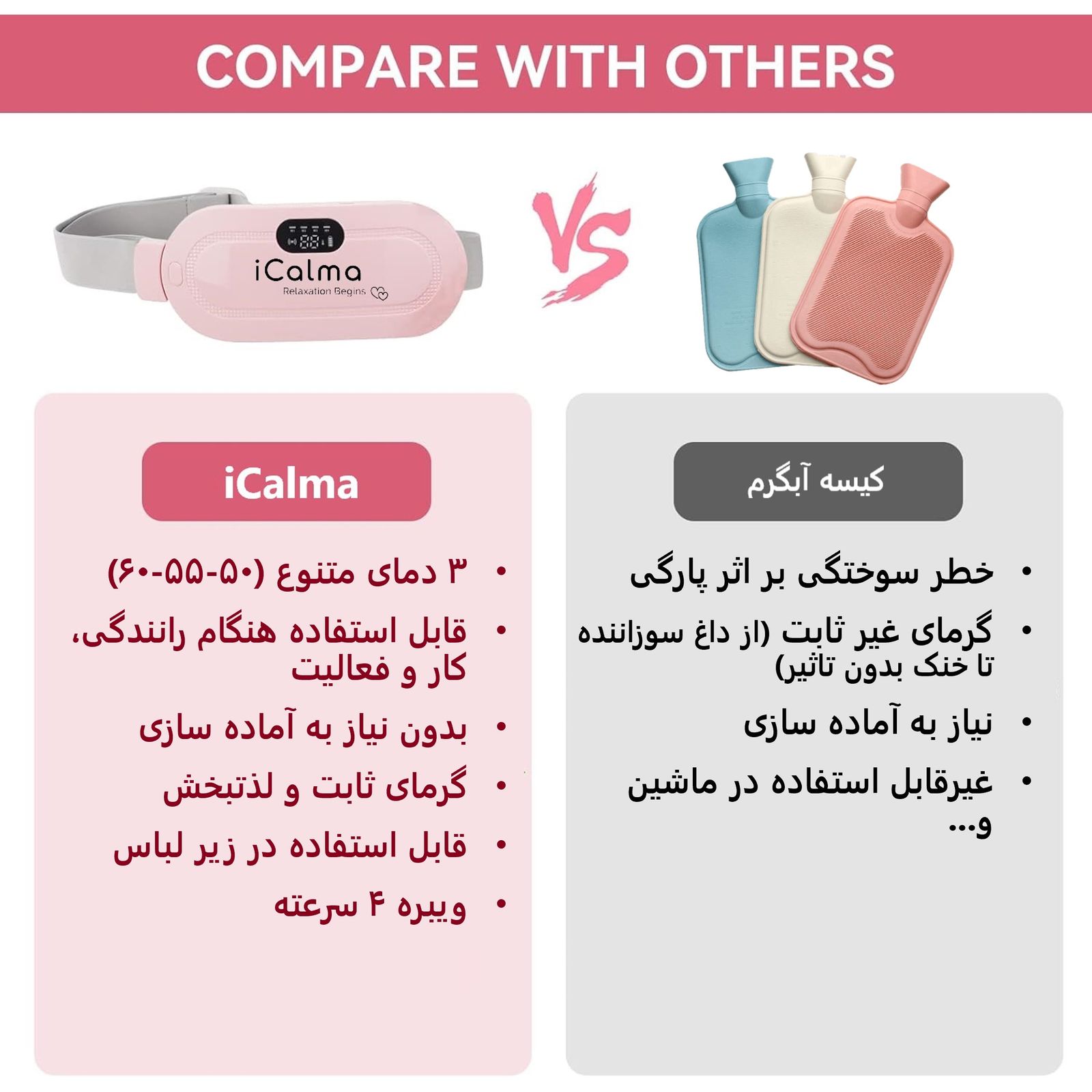 ماساژور حرارتی شکم آی کالما مدل 3 -  - 7