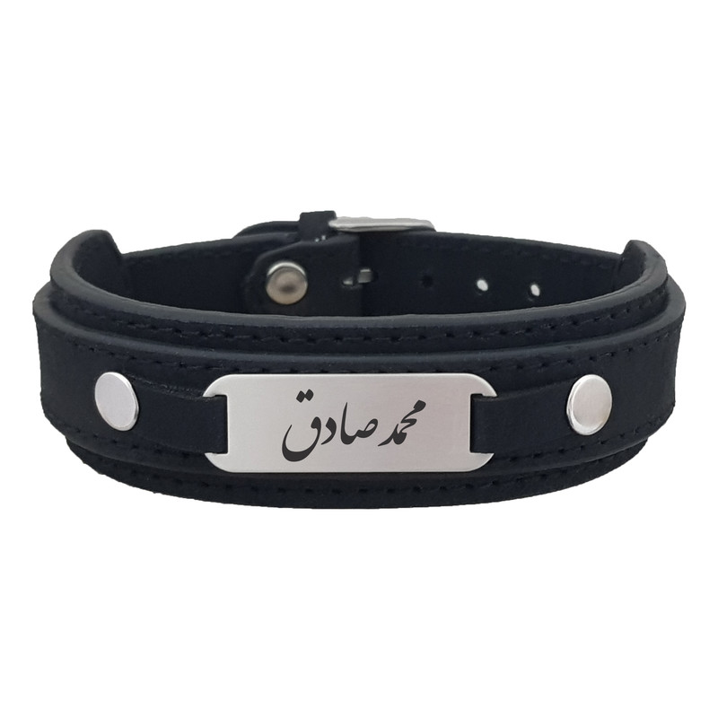 دستبند نقره مردانه ترمه ۱ مدل محمد صادق کد Dcsf0227 دستبند نقره مردانه ترمه ۱ مدل محمد صادق کد Dcsf0227