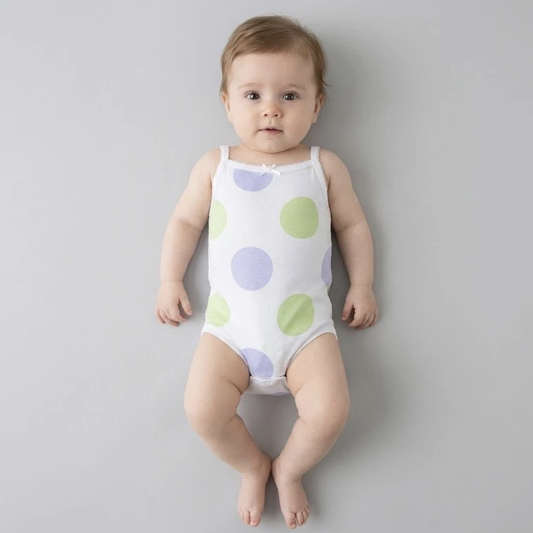 بادی دخترانه فدرز مدل Polkadot