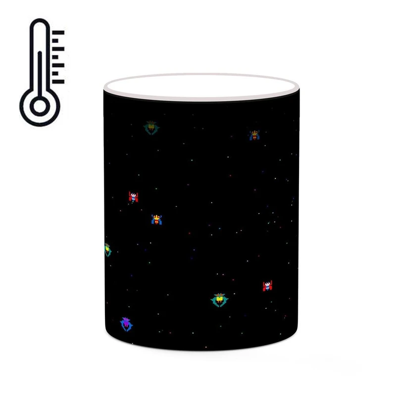ماگ حرارتی کاکتی مدل بازی گالاگا Galaga کد mgh28573
