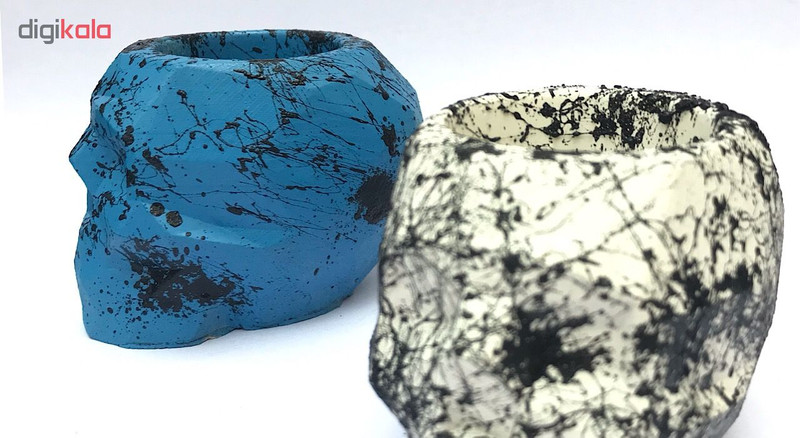 گلدان بتني مدل مرمر