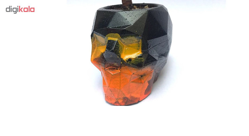 گلدان بتني مدل اسكال فيس