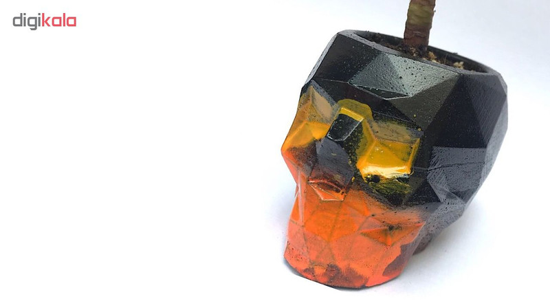 گلدان بتني مدل اسكال فيس