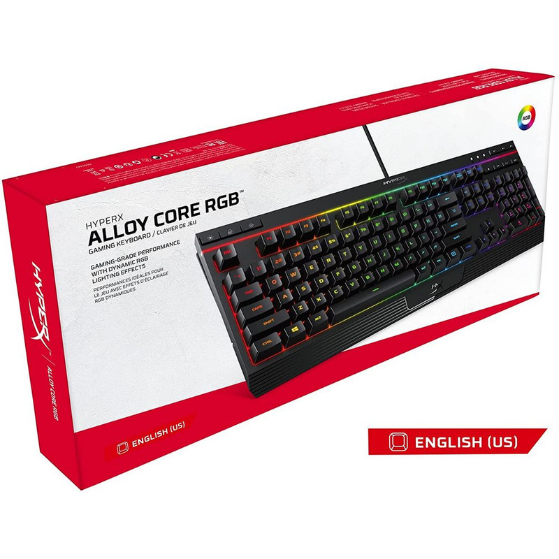 کیبورد مخصوص بازی هایپرایکس مدل Alloy Core RGB 3