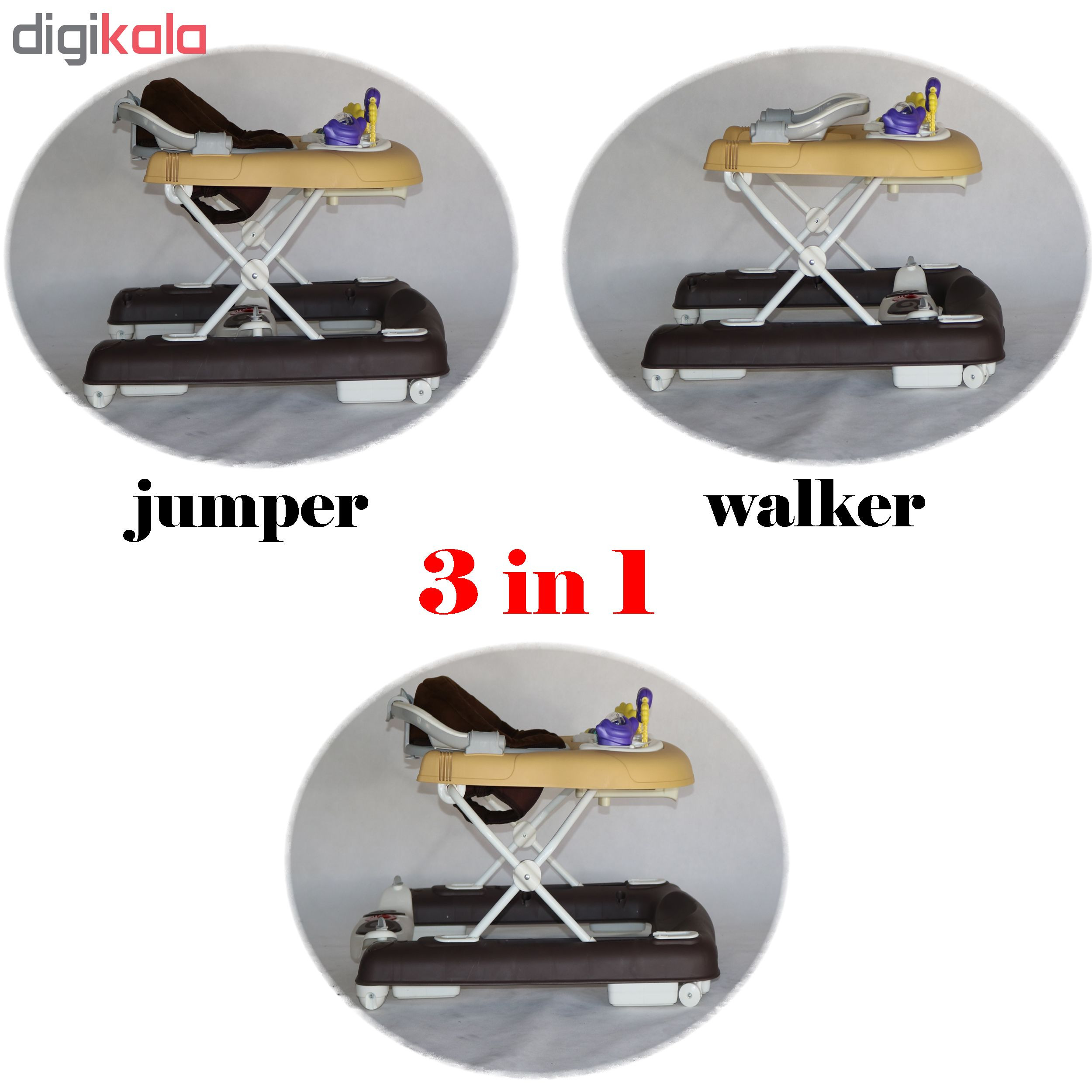 روروئک اسپرینگ مدل واکر 3in1