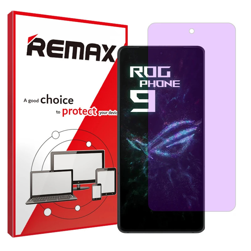 محافظ صفحه نمایش ضد اشعه بنفش ریمکس مدل Eye Care مناسب برای گوشی موبایل ایسوس ROG Phone 9