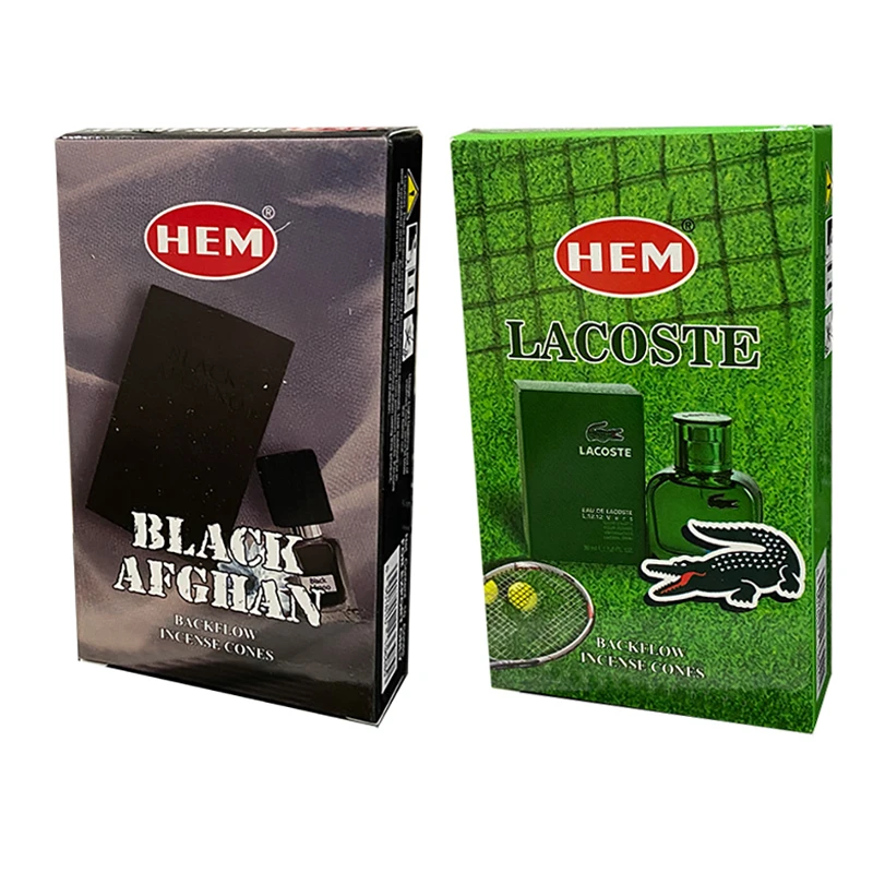 عود هم مدل آبشاری رایحه بلک افغان و لاکوست دو بسته 10 عددی