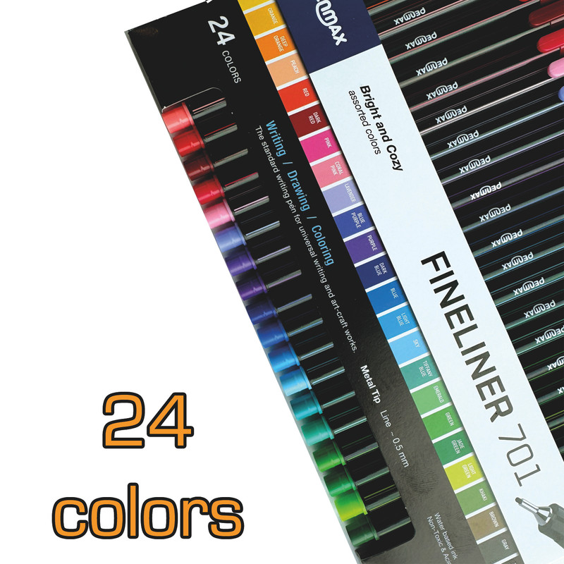 روان نویس مدل فاین لاینر بسته 24عددی