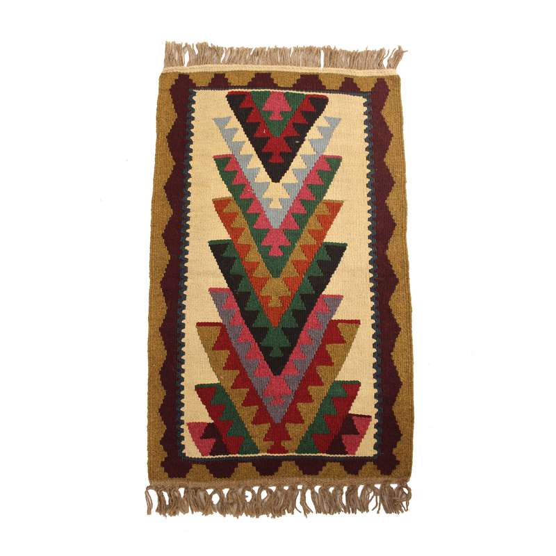 گلیم دستباف نیم متری کد 12