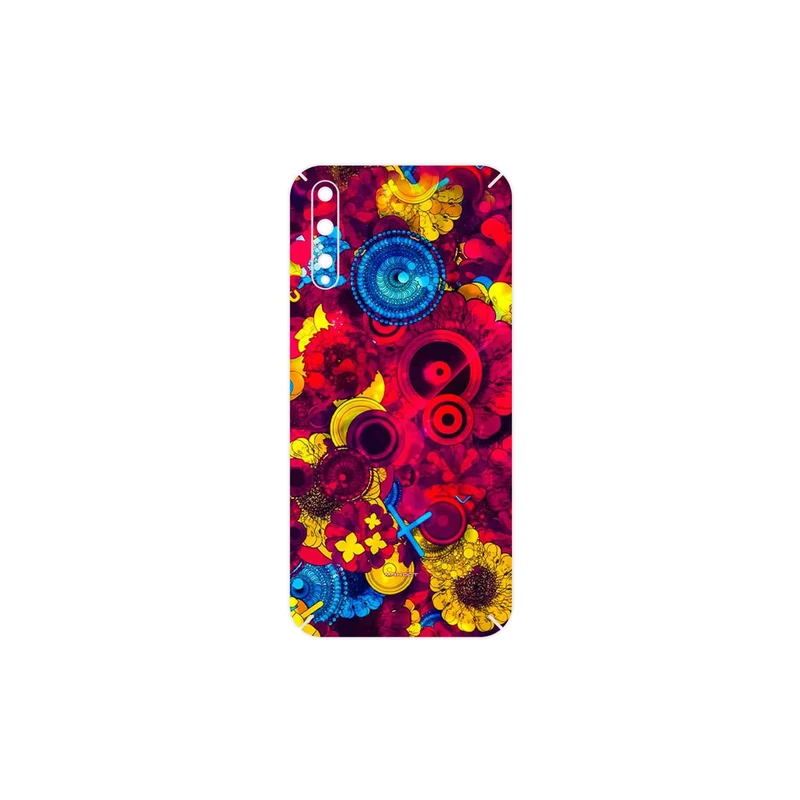 برچسب پوششی ماهوت مدل Vector Flower Garden Digital Art مناسب برای گوشی موبایل هوآوی Y8p