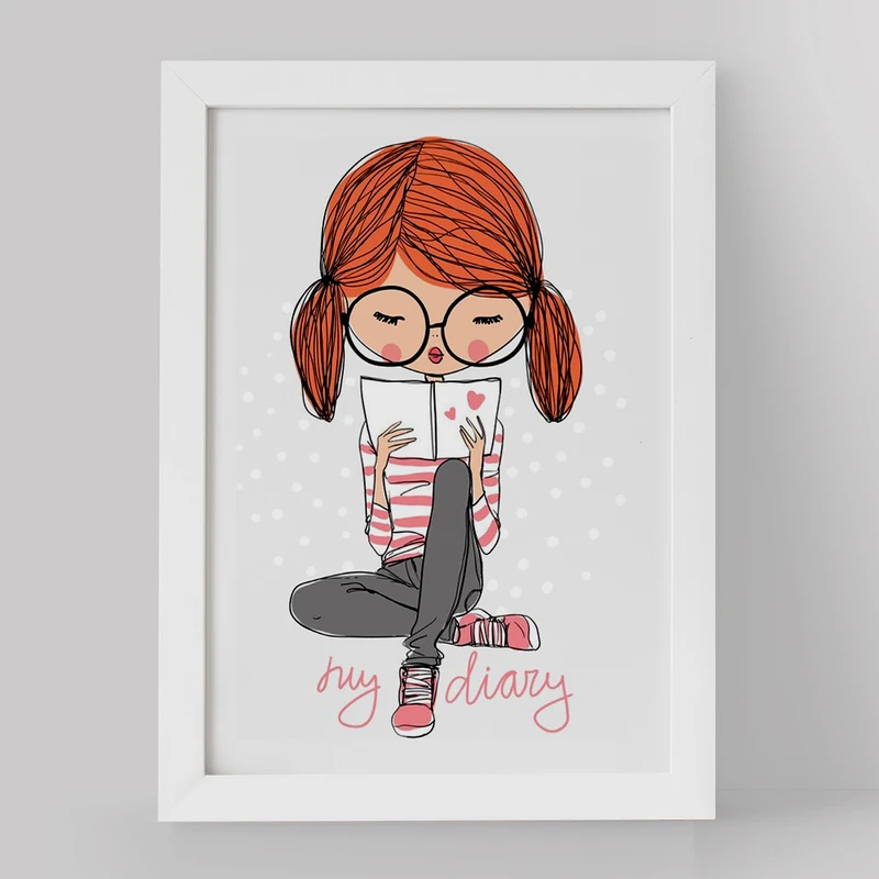 تابلو خندالو مدل دخترونه کد 1626