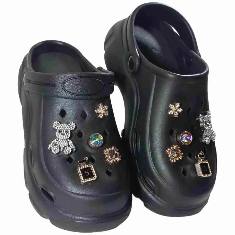 دمپایی زنانه پاپا مدل pransa کد 1212.BLK