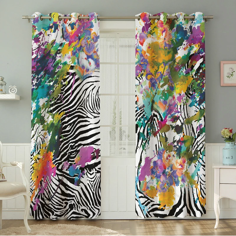 پرده نیروانا طرح  مدرن مدل مخمل کد 4558 سایز 140×280 سانتی متر