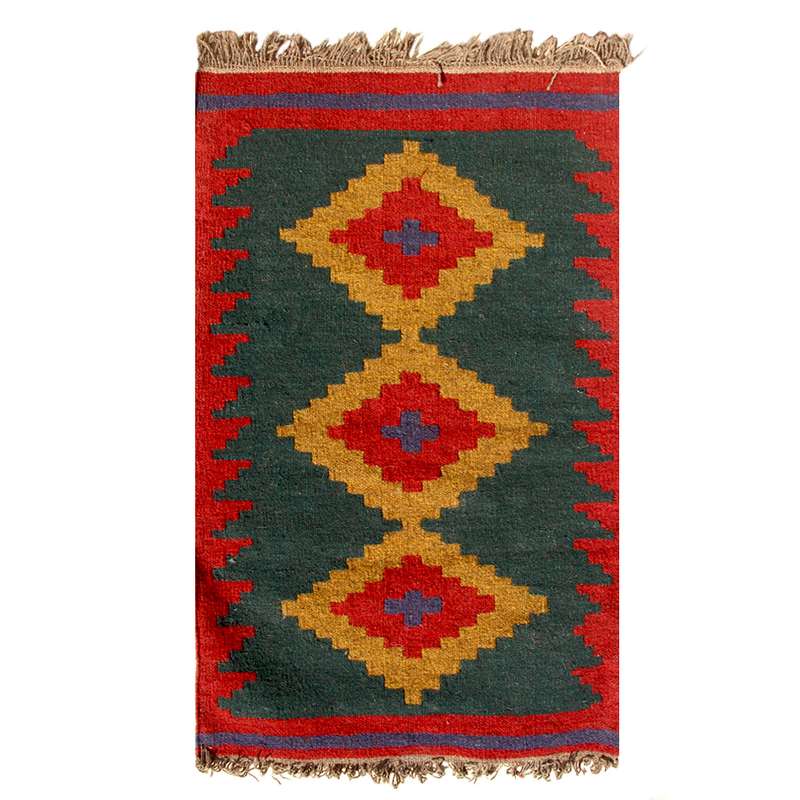 گلیم دستبافت یک متری مدل قشقایی کد GH00031