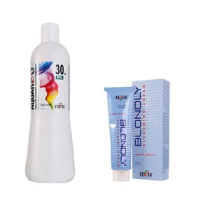 کرم دکلره آکوارلی مدل BLONDLY حجم 200 گرم به همراه اکسیدان 9 درصد حجم 1000 میلی لیتر