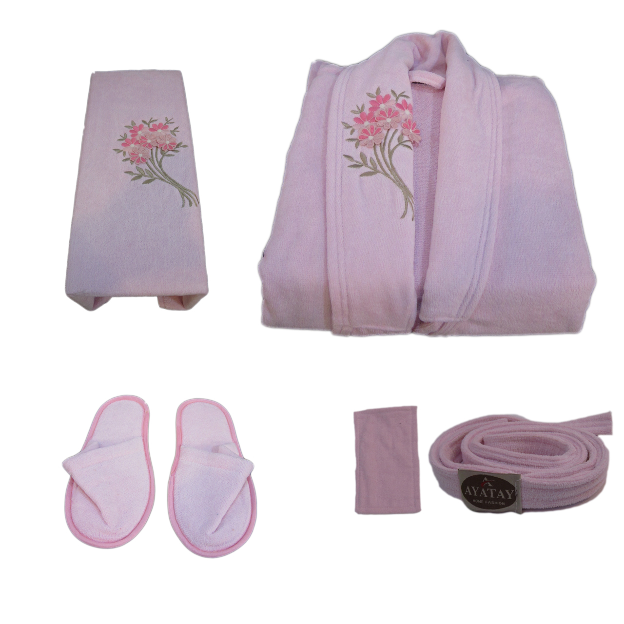 سرویس حوله پالتویی 5 تکه آی تای کد 1900