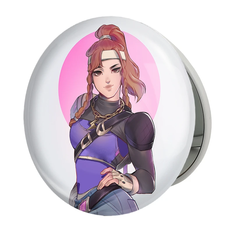 آینه جیبی خندالو طرح بازی اورواچ (Overwatch) مدل تاشو کد 31634