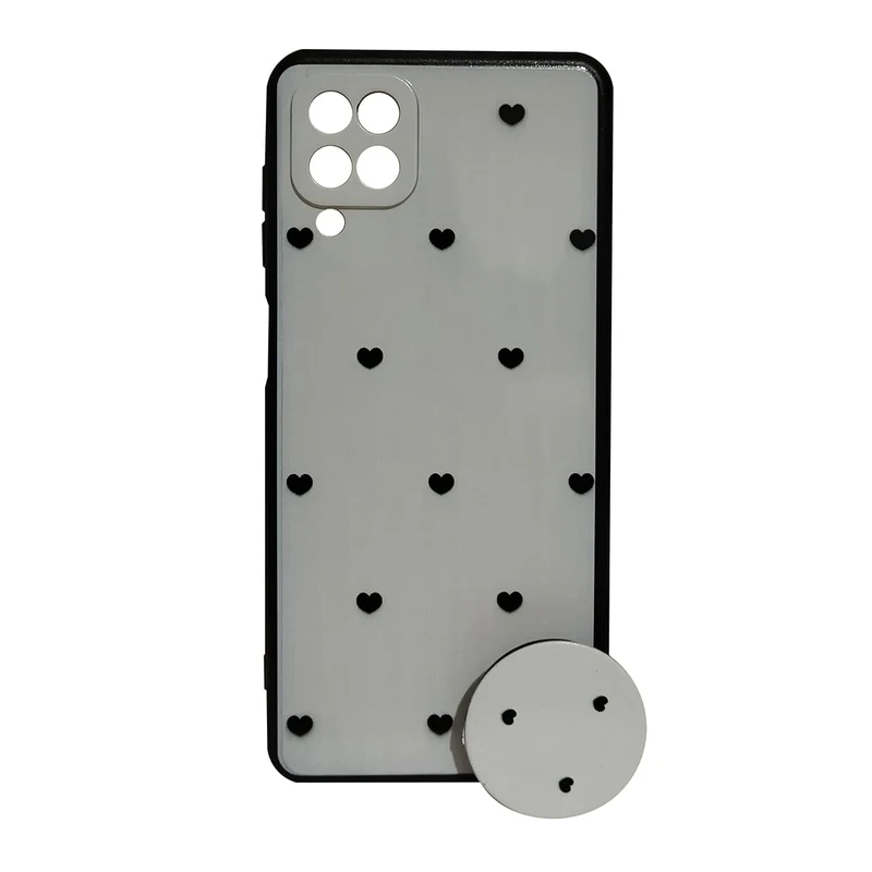 کاور کد 1759 مناسب برای گوشی موبایل سامسونگ Galaxy A12 به همراه پایه نگهدارنده