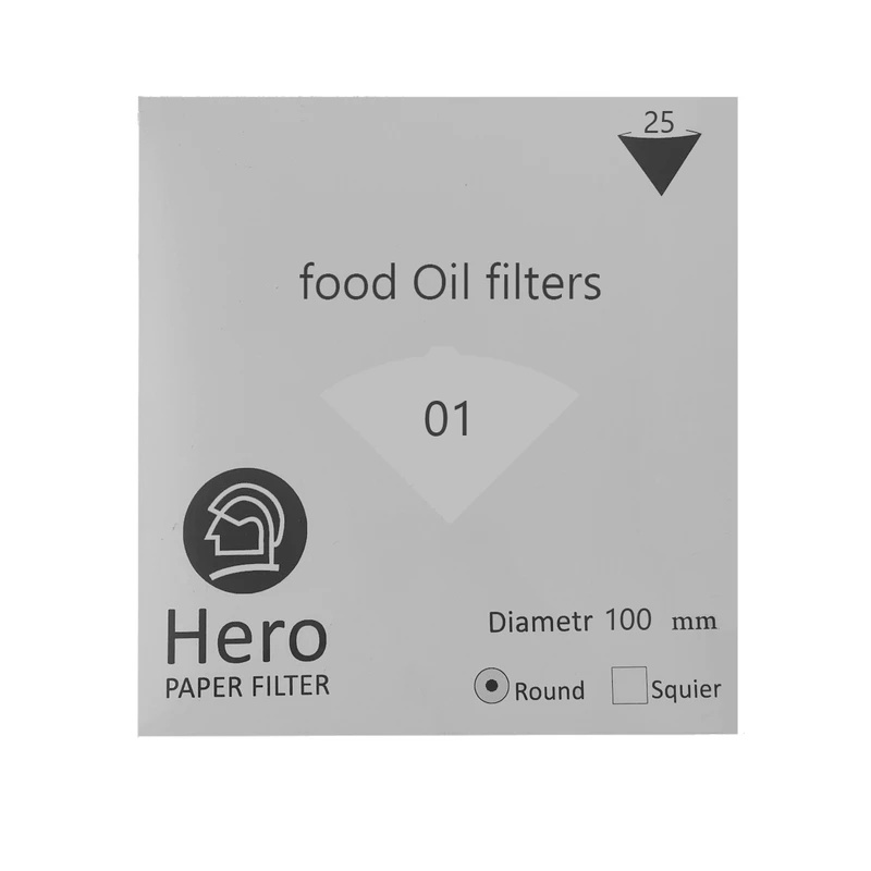 فیلتر قهوه و روغن خوراکی هیرو مدل 01 بسته 25 عددی