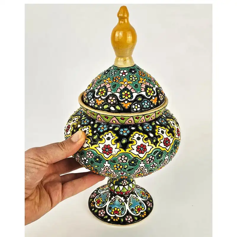 شکلات خوری میناکاری مدل وسطا