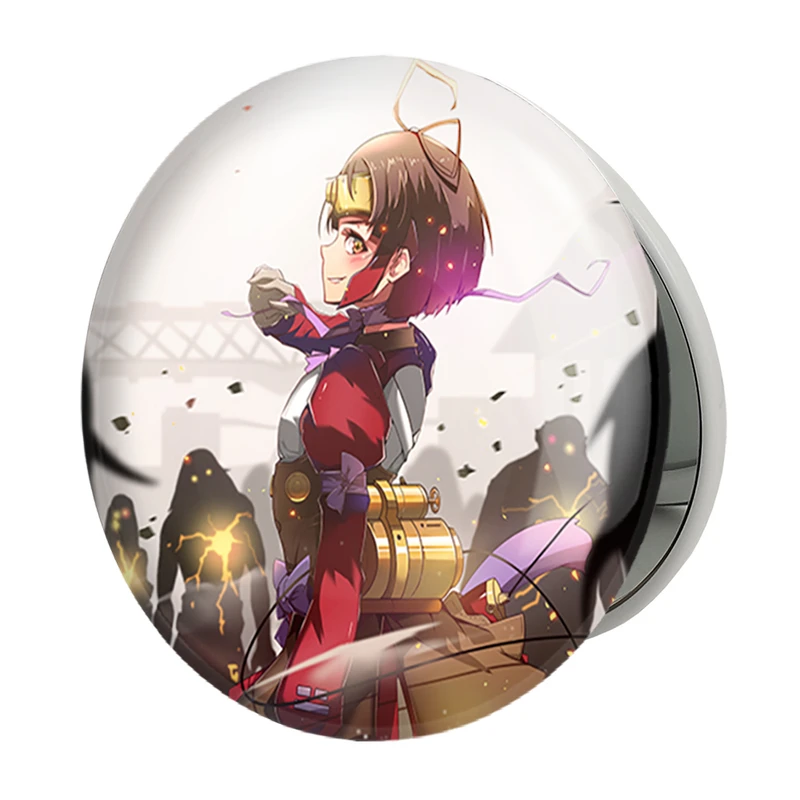 آینه جیبی خندالو طرح مومی انیمه کابانری (Kabaneri) مدل تاشو کد 36010