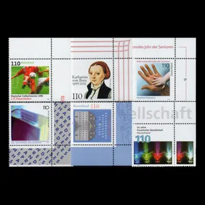 تمبر یادگاری مدل خارجی مجموعه 6 عددی 