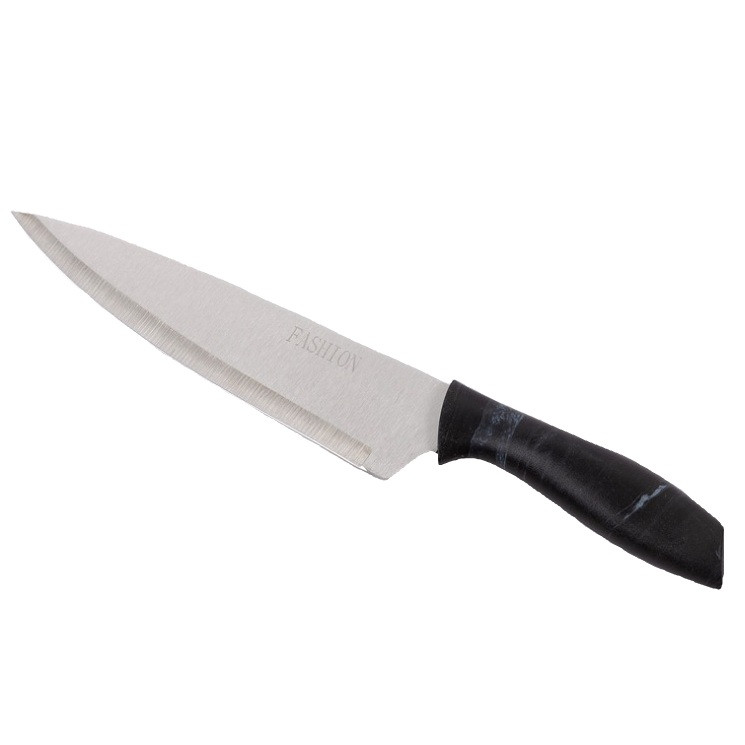 چاقو آشپزخانه فشن مدل تیغه پهن طرح ماربل