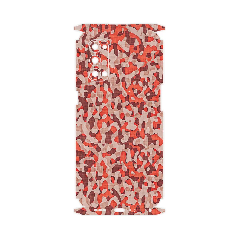 برچسب پوششی ماهوت مدل Red Infantry Army-FullSkin مناسب برای گوشی موبایل اپو Reno4 Pro 5G