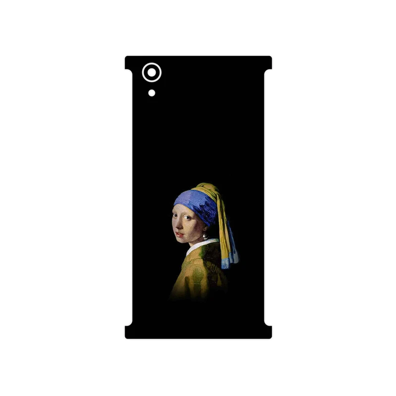 برچسب پوششی ماهوت مدل Girl with a Pearl Earring of Vermeer مناسب برای گوشی موبایل سونی Xperia XA1 Plus