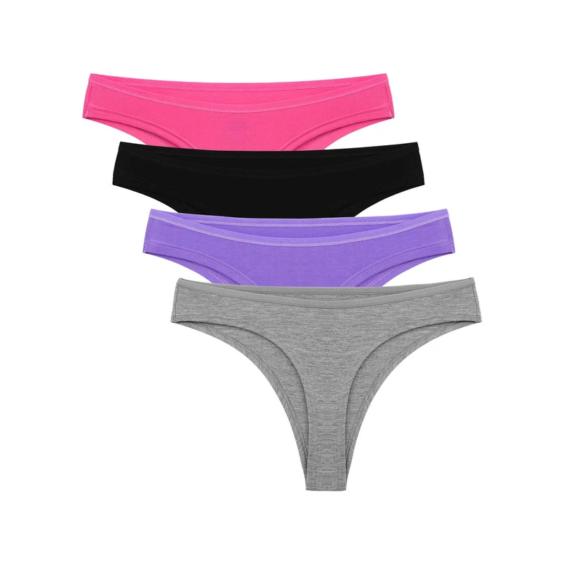 شورت زنانه تاپیک مدل پرنیا بسته 4 عددی