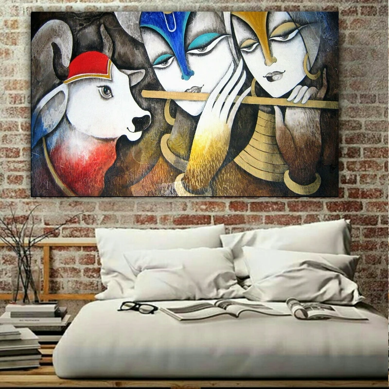 تابلو شاسی مدل نقاشی هندی کد AR8485