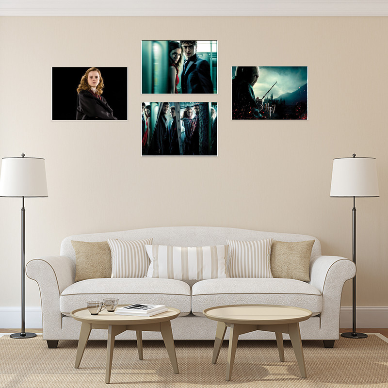 پوستر طرح هری پاتر کد A-2010 مجموعه 4 عددی