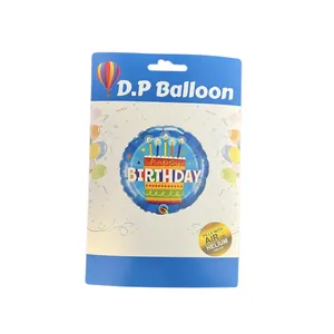 بادکنک فویلی دی پی بالن مدل هپی برت دی طرح کیک کد happybirthday01