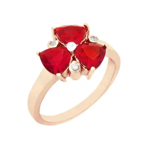     انگشتر نقره زنانه کد R204PrRo