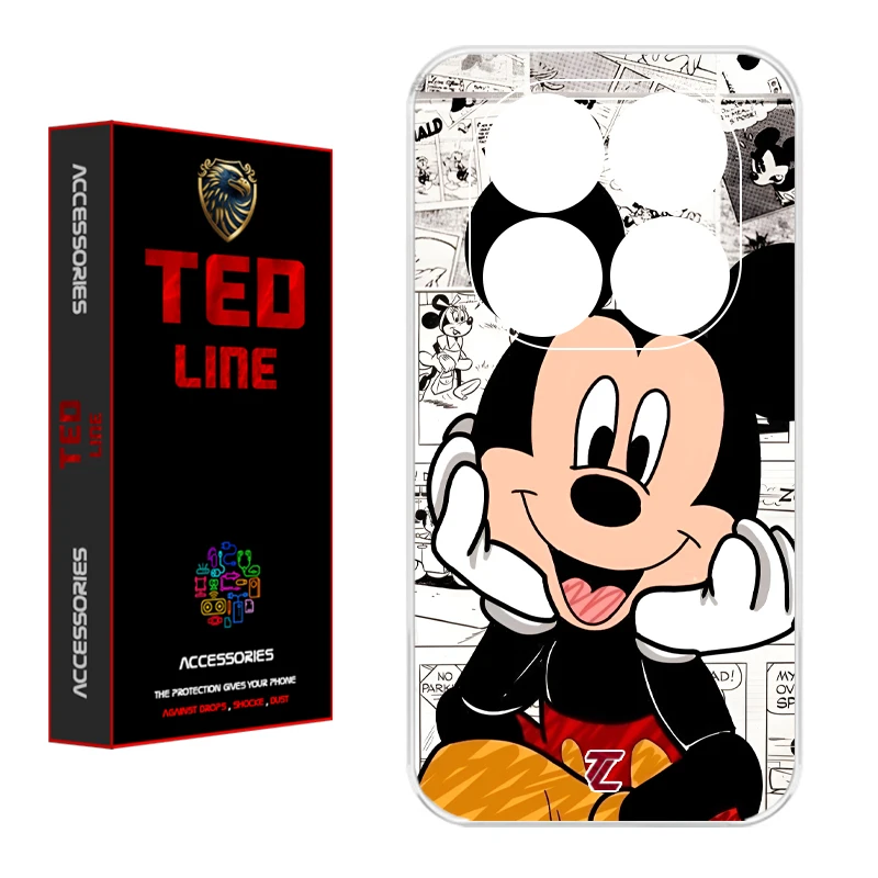 کاور تدلاین طرح میکی موس کد 1151 مناسب برای گوشی موبایل شیائومی Poco X7 / Redmi Note 14 Pro 4G