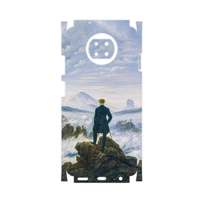 برچسب پوششی ماهوت مدل Wanderer above the Sea of Fog-FullSkin مناسب برای گوشی موبایل شیائومی Redmi Note 9T