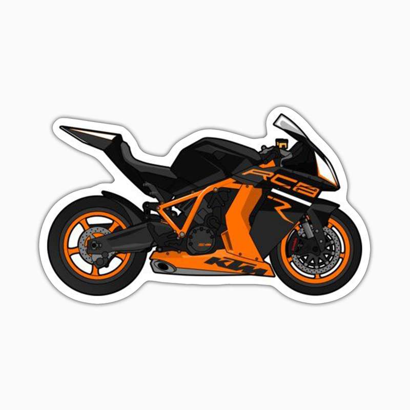 استیکر لپ تاپ و موبایل بووم طرح موتور مدل KTM کد UV013 استیکر لپ تاپ و موبایل بووم طرح موتور مدل KTM کد UV013