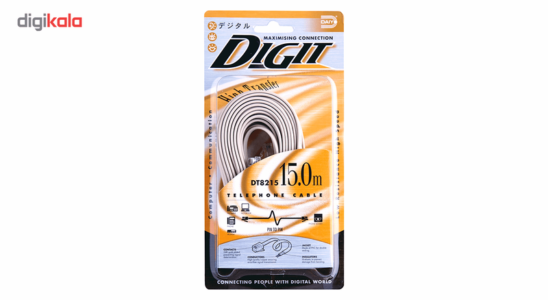 کابل تلفن دایو مدل DT8215 به طول 15 متر