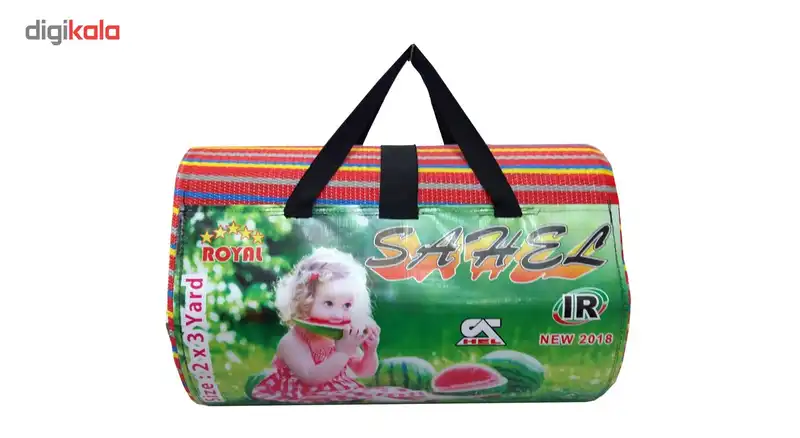 زیرانداز مسافرتی ساحل مدل حصیر پلاستیکی 6 متری 12 نفره