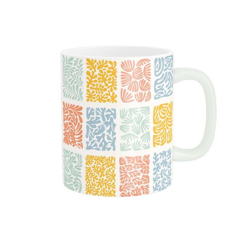 ماگ پاد آفرین مدل نقاشی گیاهان کد 273