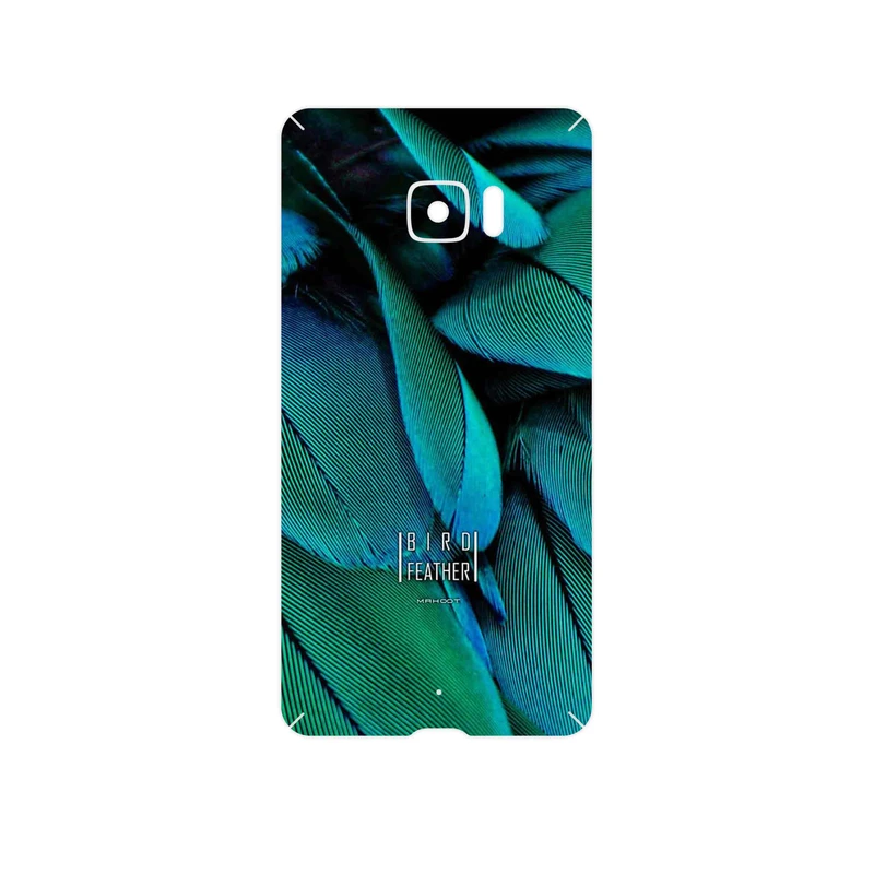 برچسب پوششی ماهوت مدل Green Feather مناسب برای گوشی موبایل اچ تی سی U Ultra
