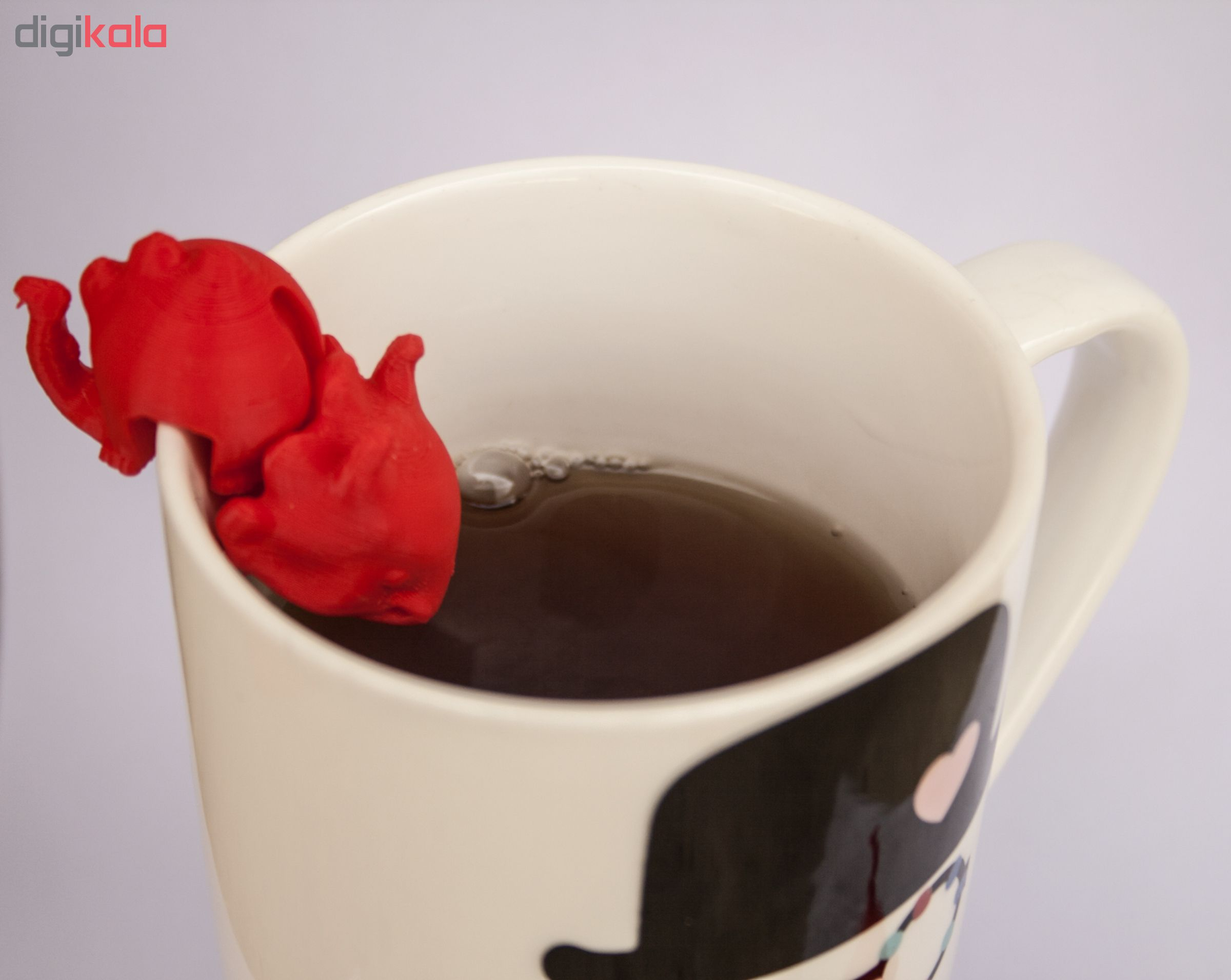 عروسک تزیین لیوان مدل دینو pla49 بسته دو عددی