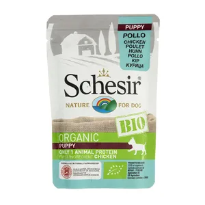 پوچ سگ شسیر مدل Pouch BIO Puppy Chicken-74505 با طعم فیله مرغ وزن 85 گرم
